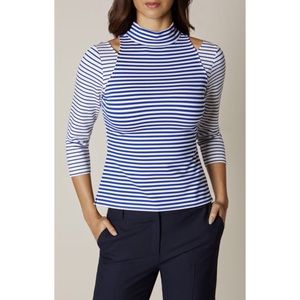 Karen Millen Stripe Top Sz US 2